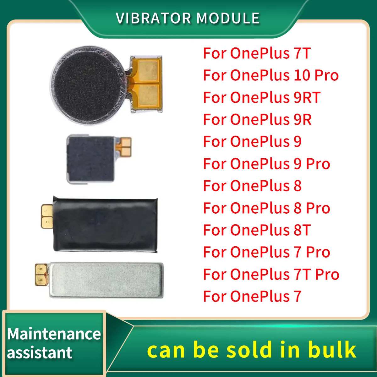 

Гибкий кабель для OnePlus 9R 9 8 7 7T Pro 8T Nord 2, запчасти для ремонта ленты с вибрационным двигателем