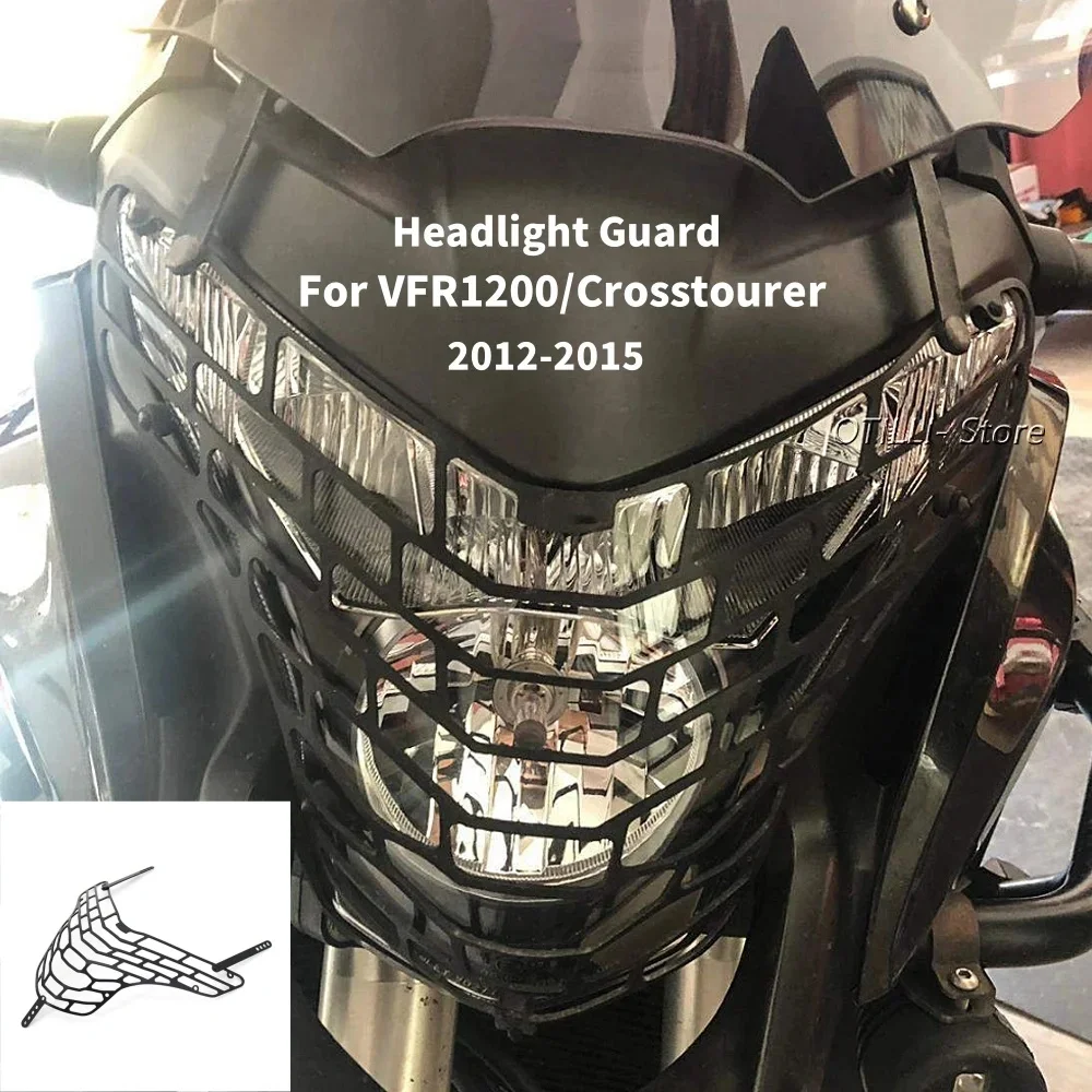 

ДЛЯ HONDA VFR1200X VFR 1200X CROSSTOURER мотоциклетная фара, защитная решетка, крышка фары 2012 20213 2014 2015