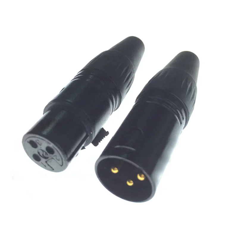 XLR 3-Pin Microphone Audio Cable Connector