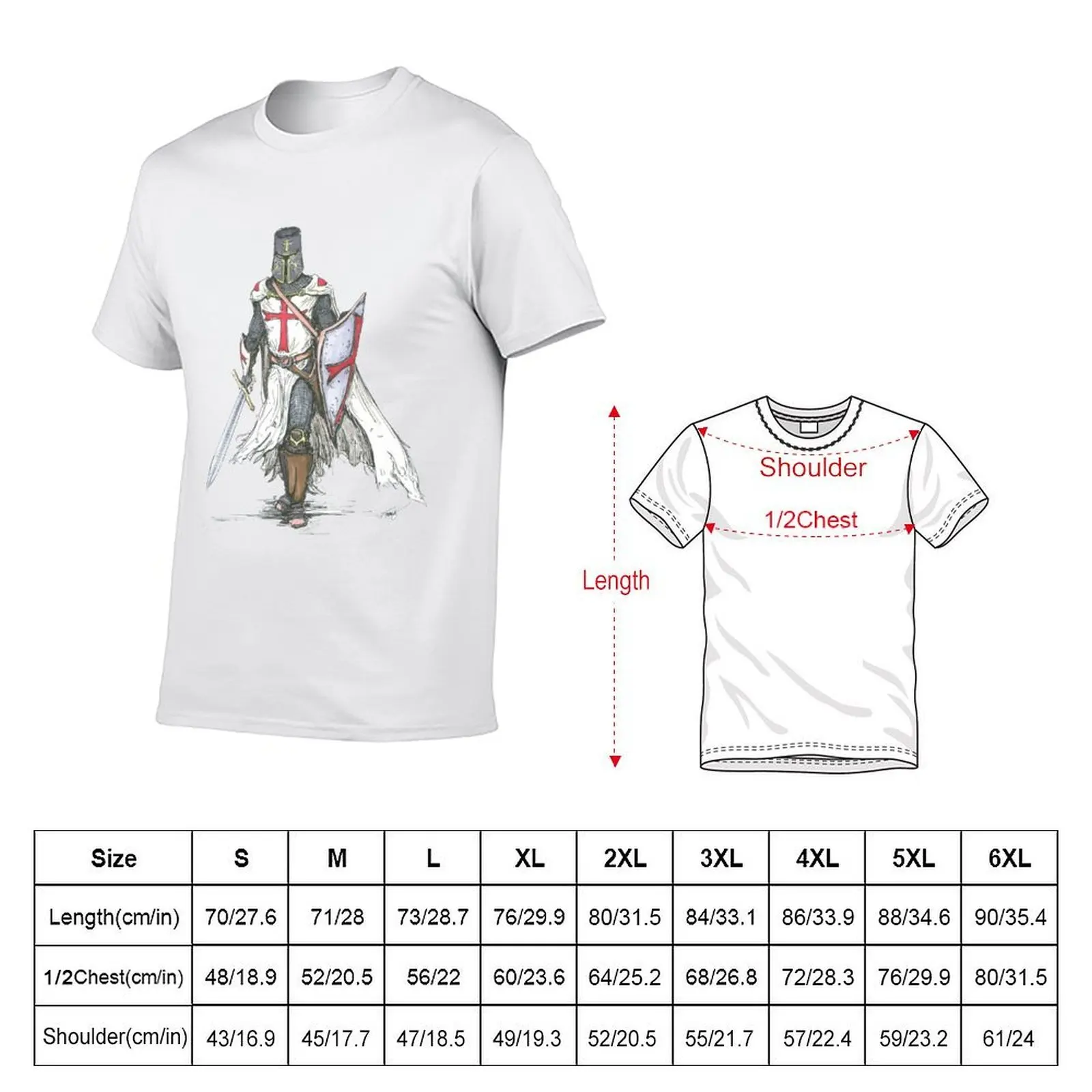 heretic t T-Shirt - shirts t casual for for humor Crusader t fearless funny dark man g shirts man shirts men men
