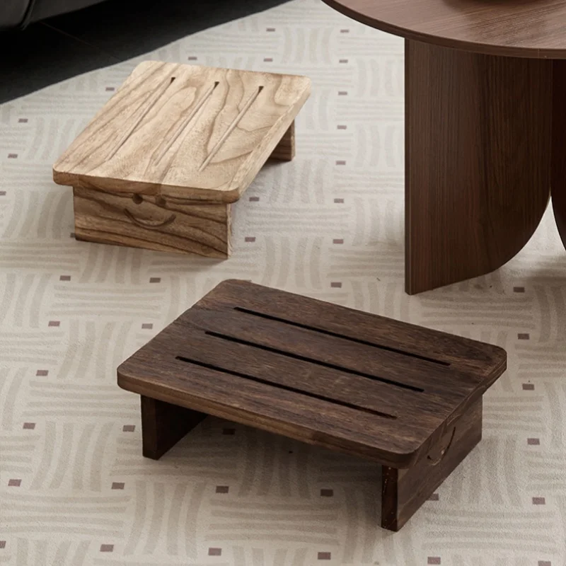 Solid Wood Footstool Under The Office Desk Footstool Sofa Household Footstool Toilet Seat Footstool Under Desk Footrest Pratical
