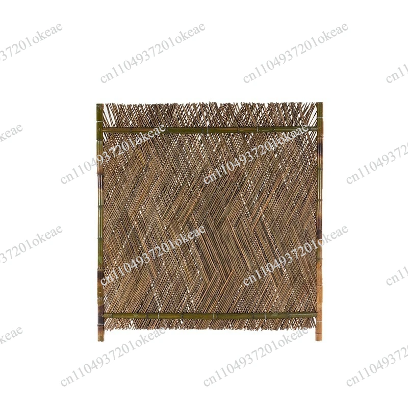 Traditional hand-woven bamboo fence anticorrosive courtyard bamboo fence bamboo