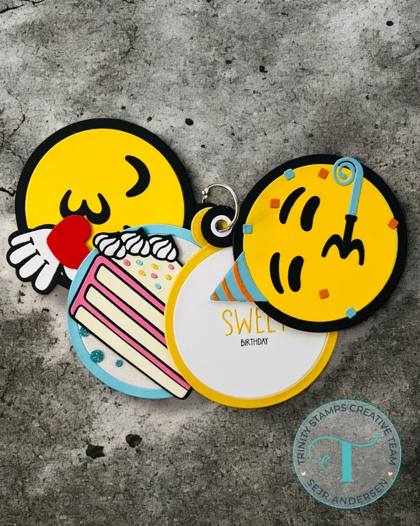Grate Grillin Face Expression Hamburger Cake Cutting Dies Stencil for DIY Scrapbook Craft Embellishments Shake Card Polymer Clay - Image 4