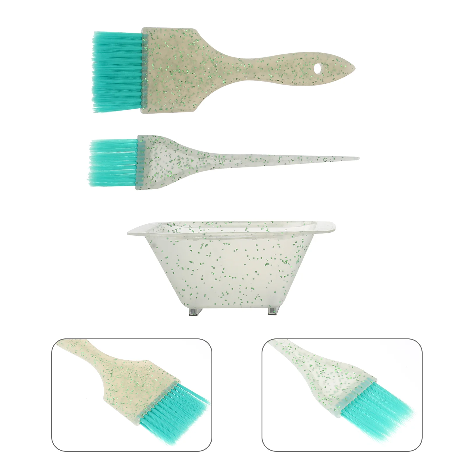 

Hair Dyeing Accessories Bowl Brush Hairdressing Salon Supplies Coloring Brighten Man