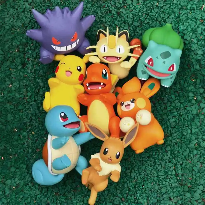 Nieuwe Echte Funism Pokemon Blind Box Speelgoed Lie Gevoelig Serie Auto Decoratie Kantoor Desktop Decoraties Collectible Beeldjes Model