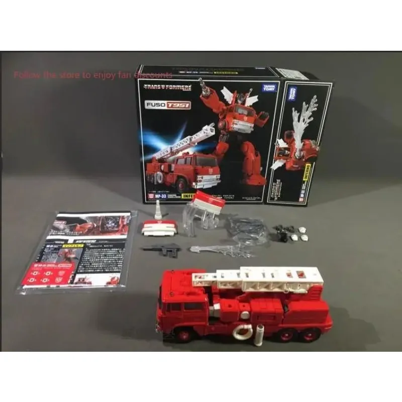 

In Stock Transformed Toy Japanese Version Firetruck KO G01 MP33 Fire Truck MP35 Hook Action Figure Toys Collection Gifts