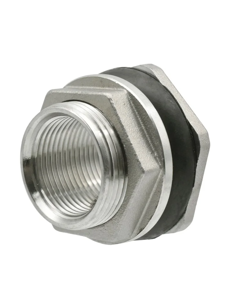 Raccord de tuyauterie en acier inoxydable 304 avec filetage femelle BSP 1/2 " 3/4 " 1 " 1-1/4 " 1-1/2 " 2 " pour drain de réservoir d'eau