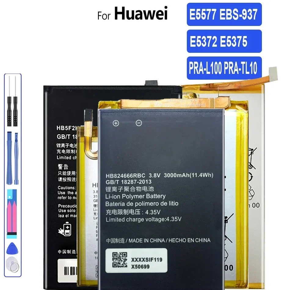 Мобильный телефон Аккумулятор для Huawei, E5372, E5375, E5373, EC5377, E5330, E5336, E5577, EBS-937, Pra-lx1, PRA-L100, PRA-TL10