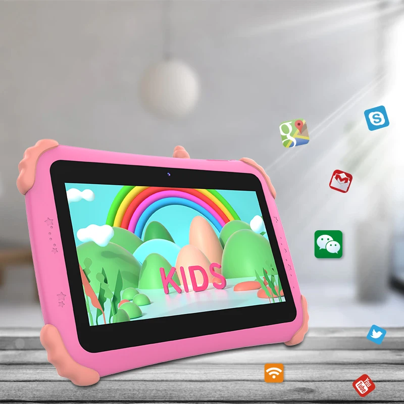 

Cheap Christmas Gifts 7 inch Children PC School Kids Tablet Android Colorful oem Kids Tablet For Education
