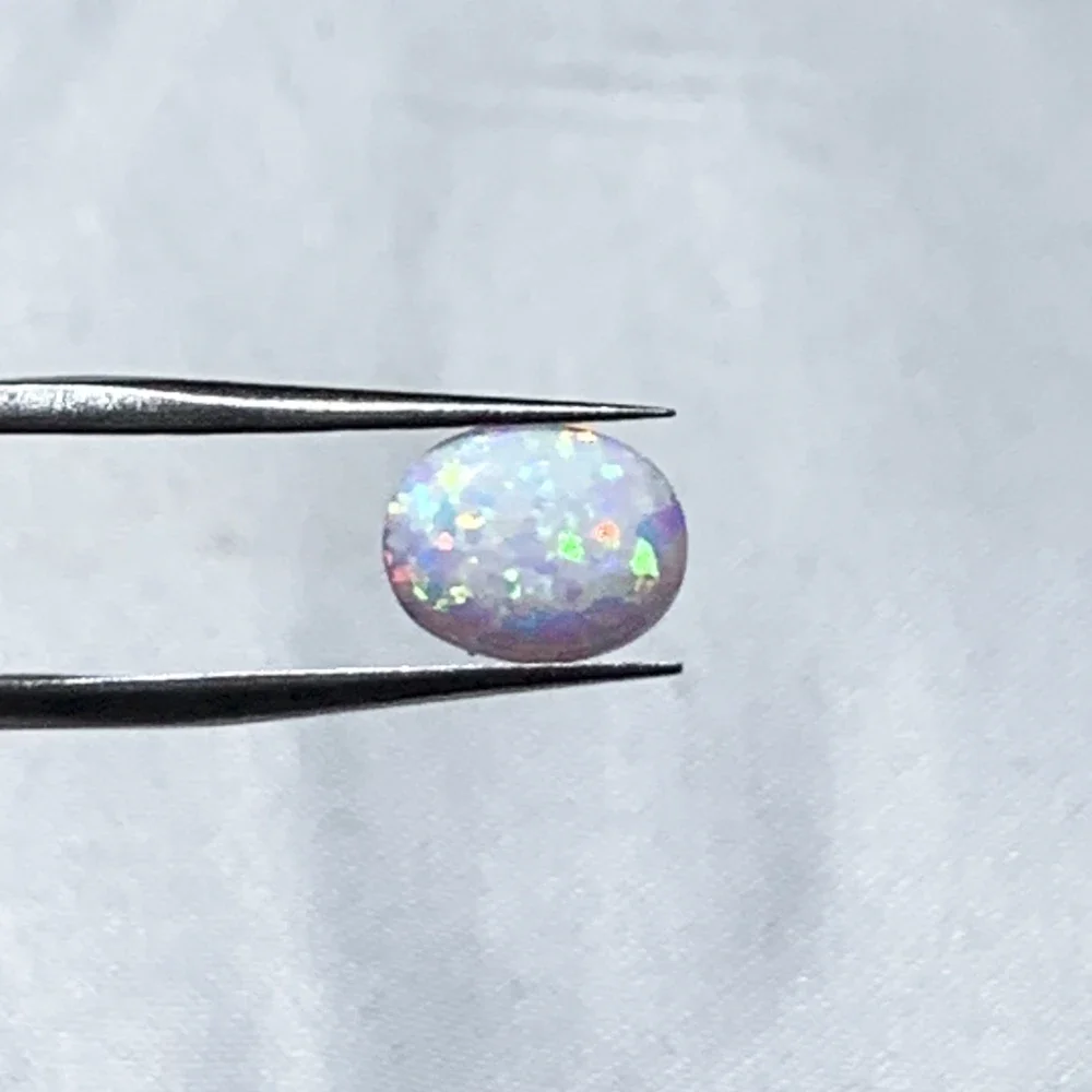 7*9 مللي متر العقيق الطبيعي الريكي شفاء شبه دائرة طقم مجوهرات-أوبال حلقة أقراط قلادة-الطاقة الروحية الأحجار الكريمة اكسسوارات #6