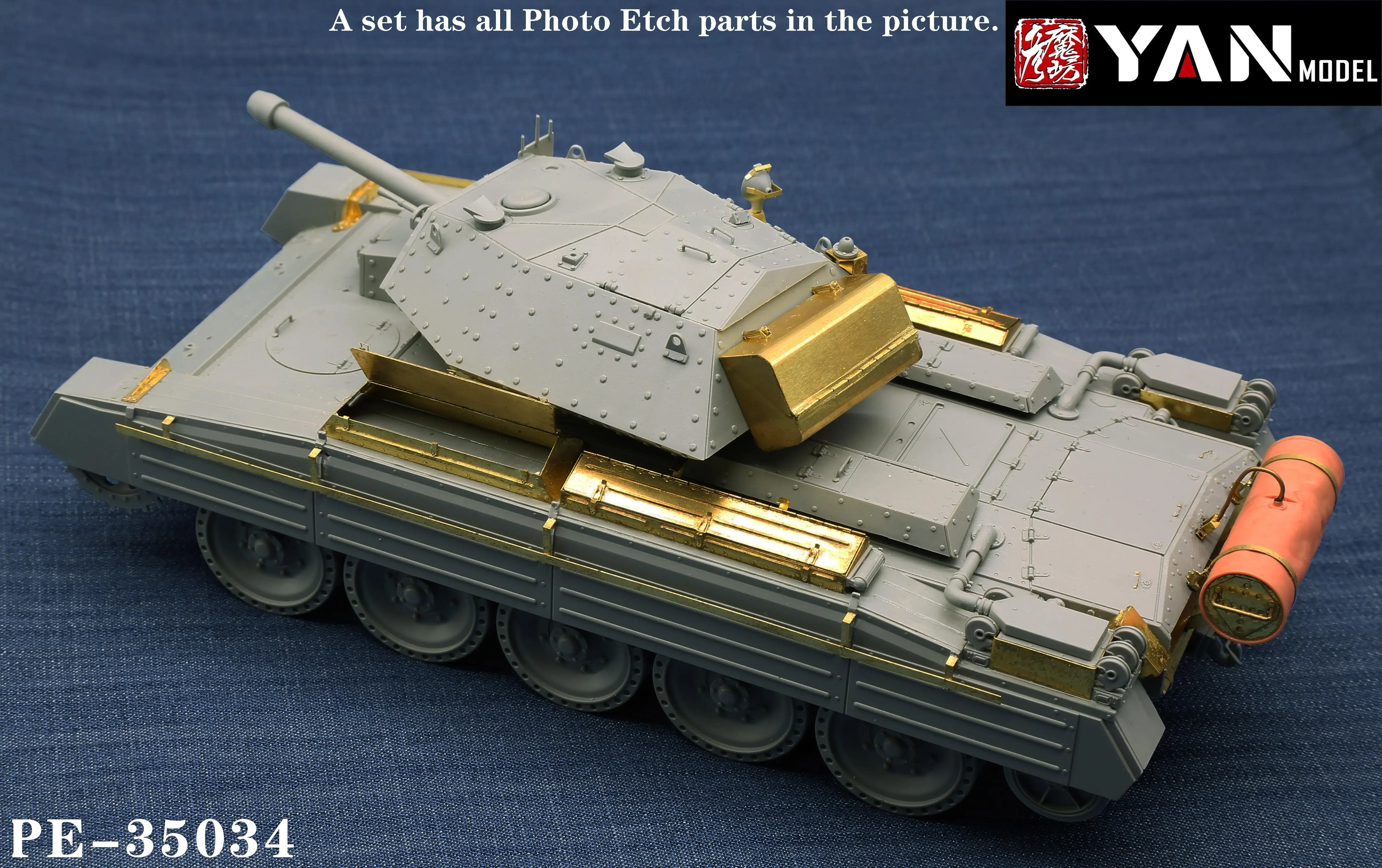 Yan Model PE-35034 1/35 British Cruiser Tank Mk.VI Detail Up for Border BT-012