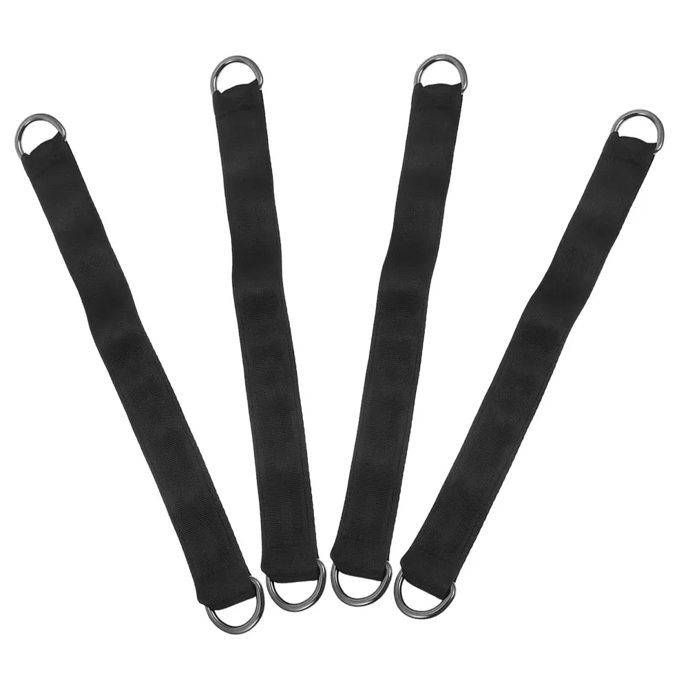 

4 pcs Outdoor Swing Accessories Connecting Straps for Trees Ropes Hammock Suspension Chair Heavy Duty Fitness Equipment