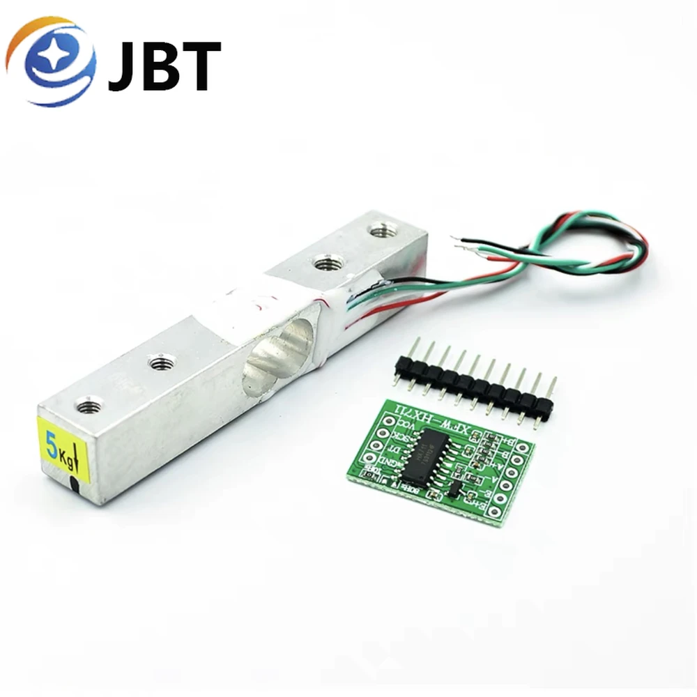 Load Cell 1KG 5KG 10KG 20KG HX711 AD Module Weight Sensor Electronic Scale Aluminum Alloy Weighing Pressure Sensor