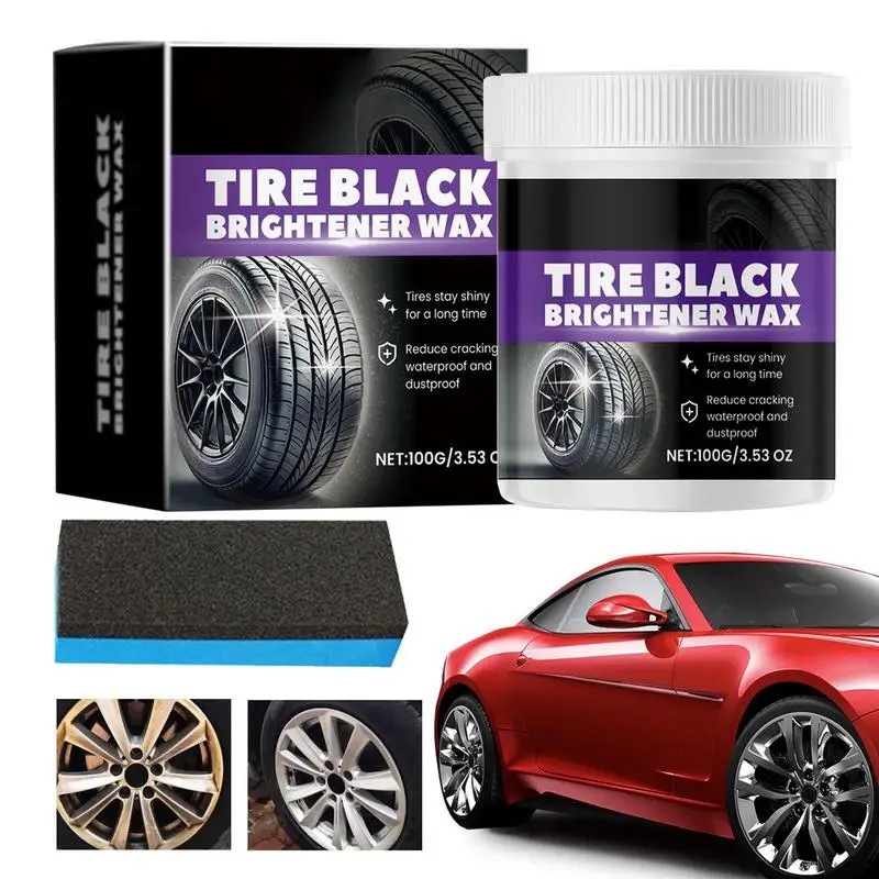 

Tire Maintenance And Coating Wax Tire Cleaner Tire Shine Wax Brightening Coating Wax Wheel Shine Tire Dressing Paste Car Tire