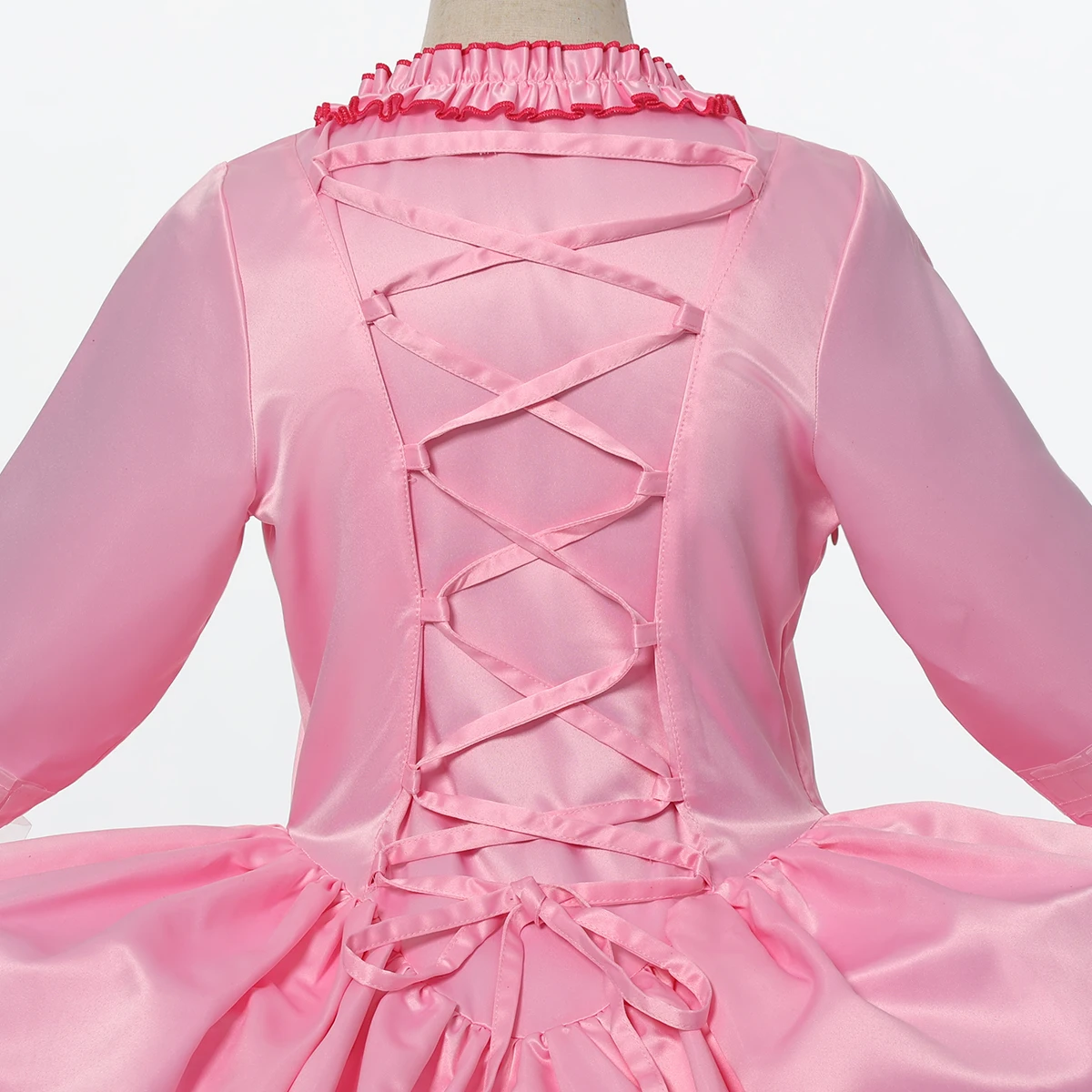 Abito vittoriano per donna Abiti da ballo principessa rosa Costume da spettacolo teatrale