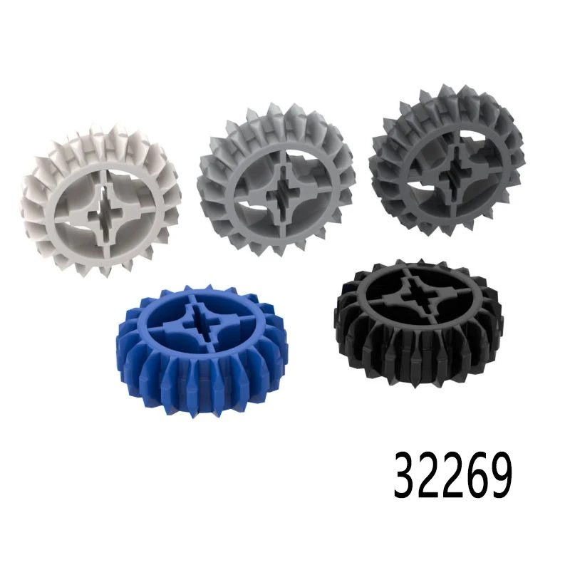 25pcs Small particle building blocks MOC compatible with 18575 technological spare parts 20 tooth gears compatible brand 32269