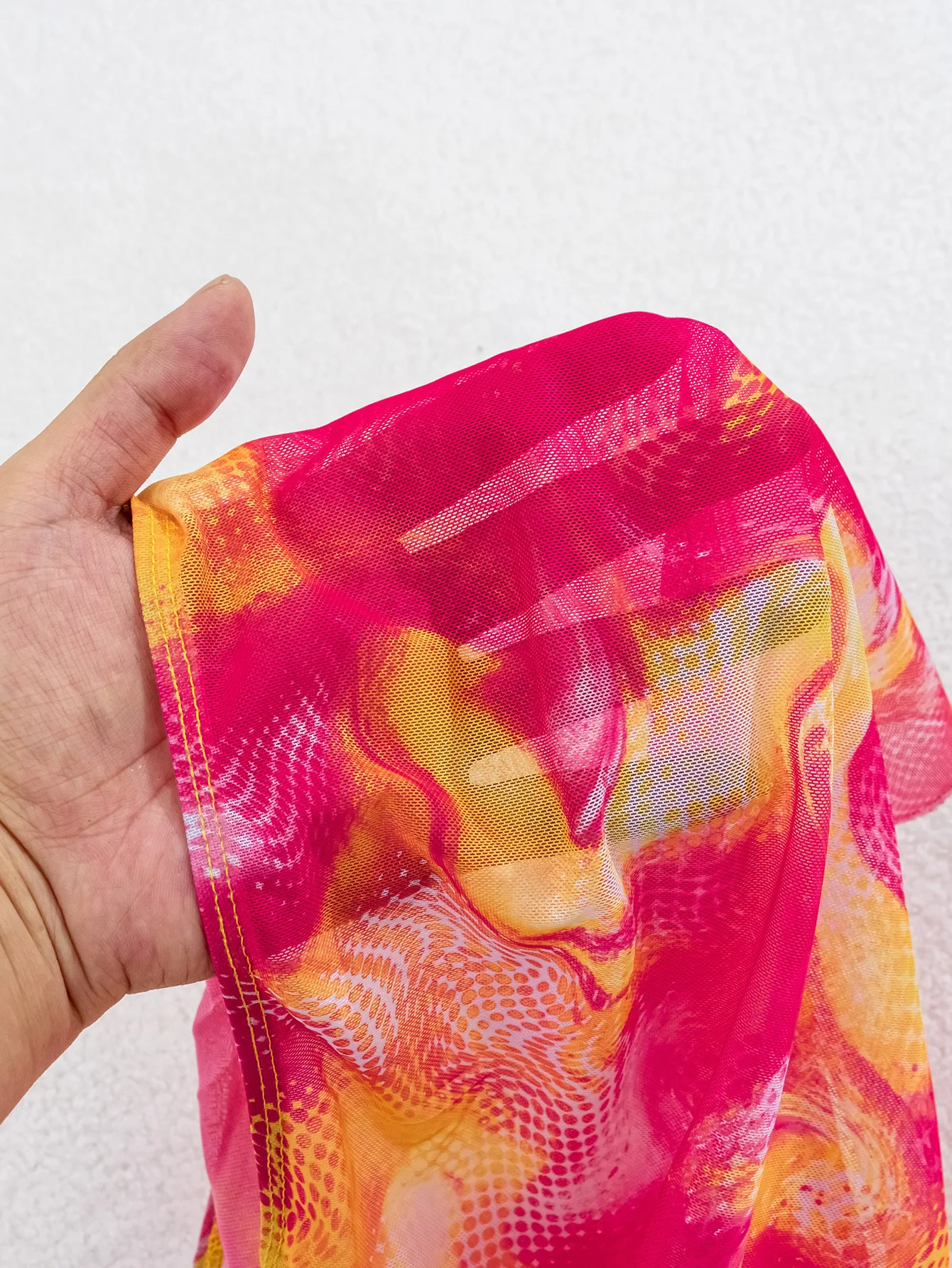 3-częściowy strój kąpielowy typu bikini z krótką spódniczką, seksowny damski kostium kąpielowy Mirco, wysoko wycięty strój kąpielowy Biquini, damski strój plażowy z nadrukiem, model 2026