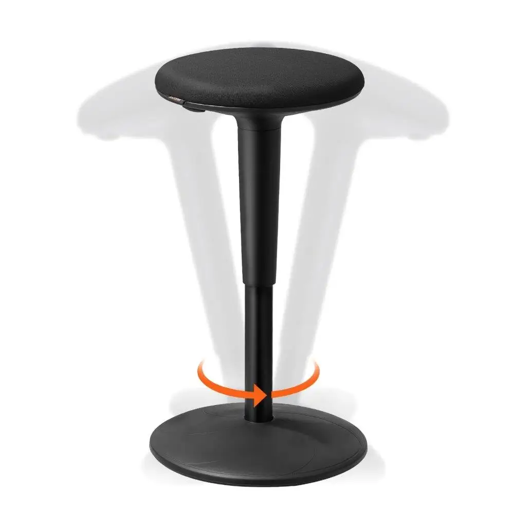 

Wobble Chair Height Adjustable Iron Focus Posture Office School Home 8 Degree Tilt Black