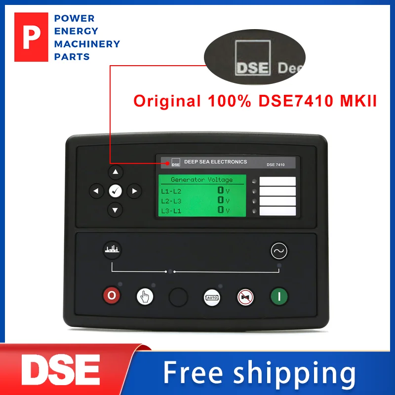 DSE7410 MKII Diesel Controller For Generator Auto Start Control Module Original Generator Spare Parts