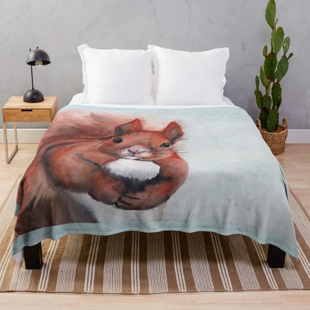 

Squirrel I Throw Blanket Luxurious Soft Blanket Holiday Gift for Family