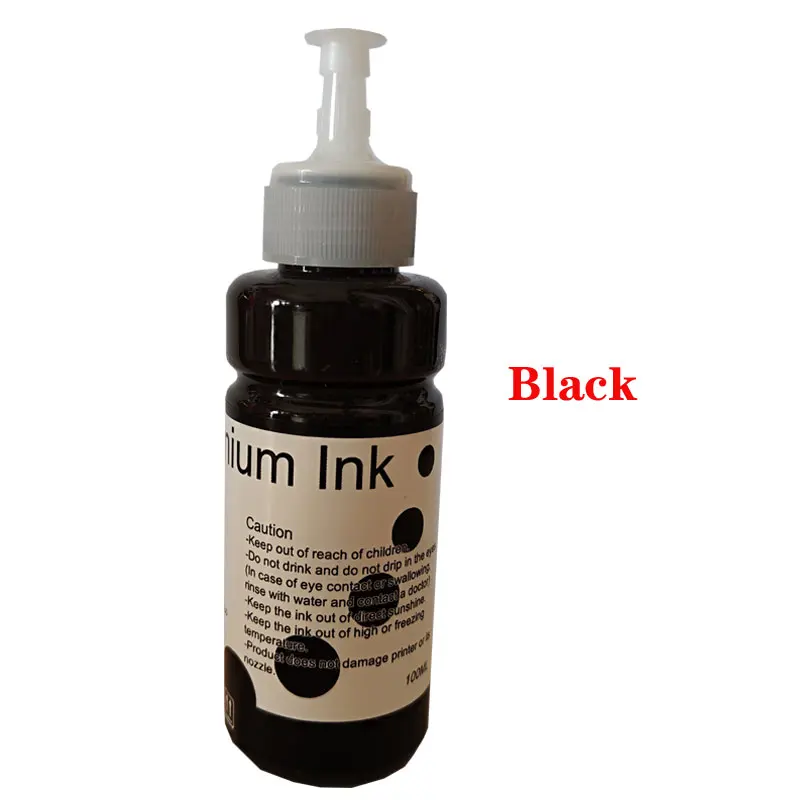 100ML หมึกสำหรับ Epson L800 L805 L1300 L1800 1390 1410 R270 R290เครื่องพิมพ์ความร้อนโอนเสื้อยืดแก้ว Mask