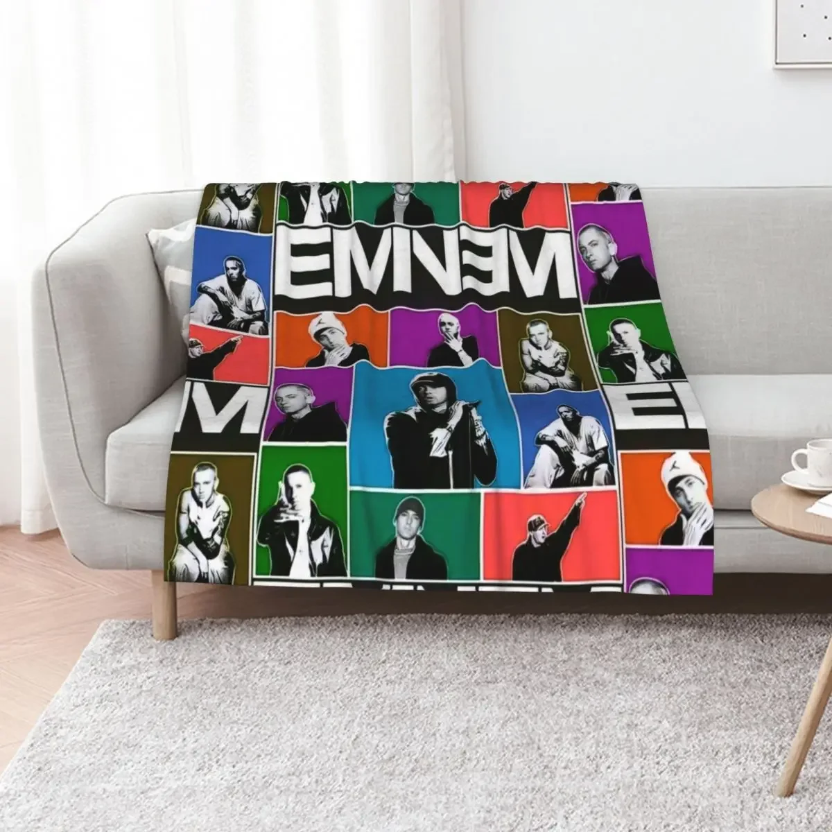 

Mosaic Eminem Throw Blanket Decorative Throw Sleeping Bag christmas decoration Giant Sofa Blankets