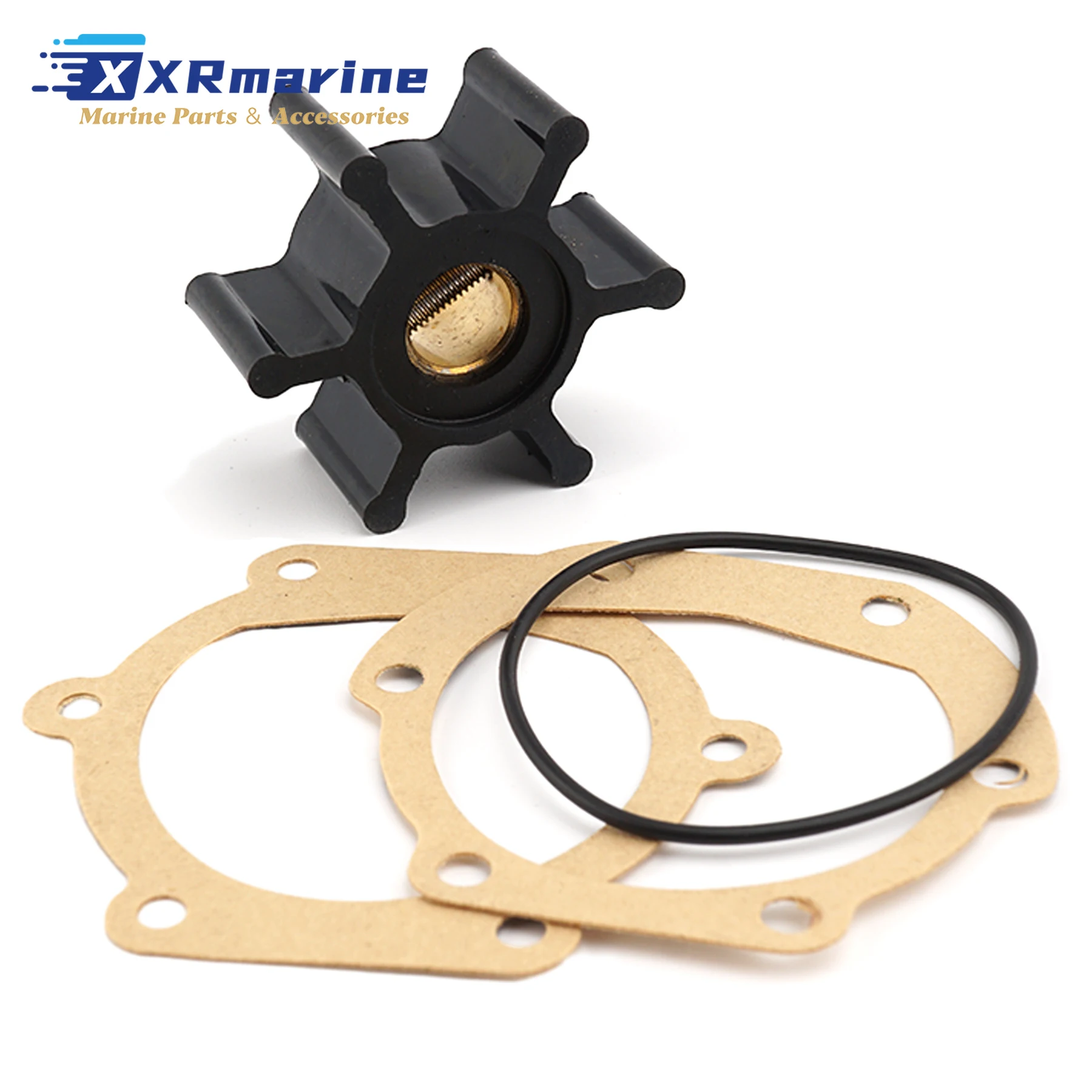 

128990-42200 Water Pump Impeller Kit Compatible with Yanmar Pump F4B 128377-42500 128397-42500 for Jabsco 653-0001 18-45713