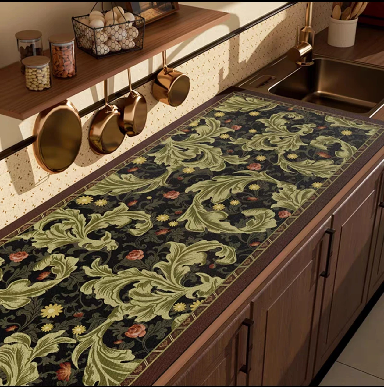 

Винтажные подушечки для стола и скатерти, быстросохнущие, маслостойкие и противоскользящие, идеально подходят для кухни и домашнего декора