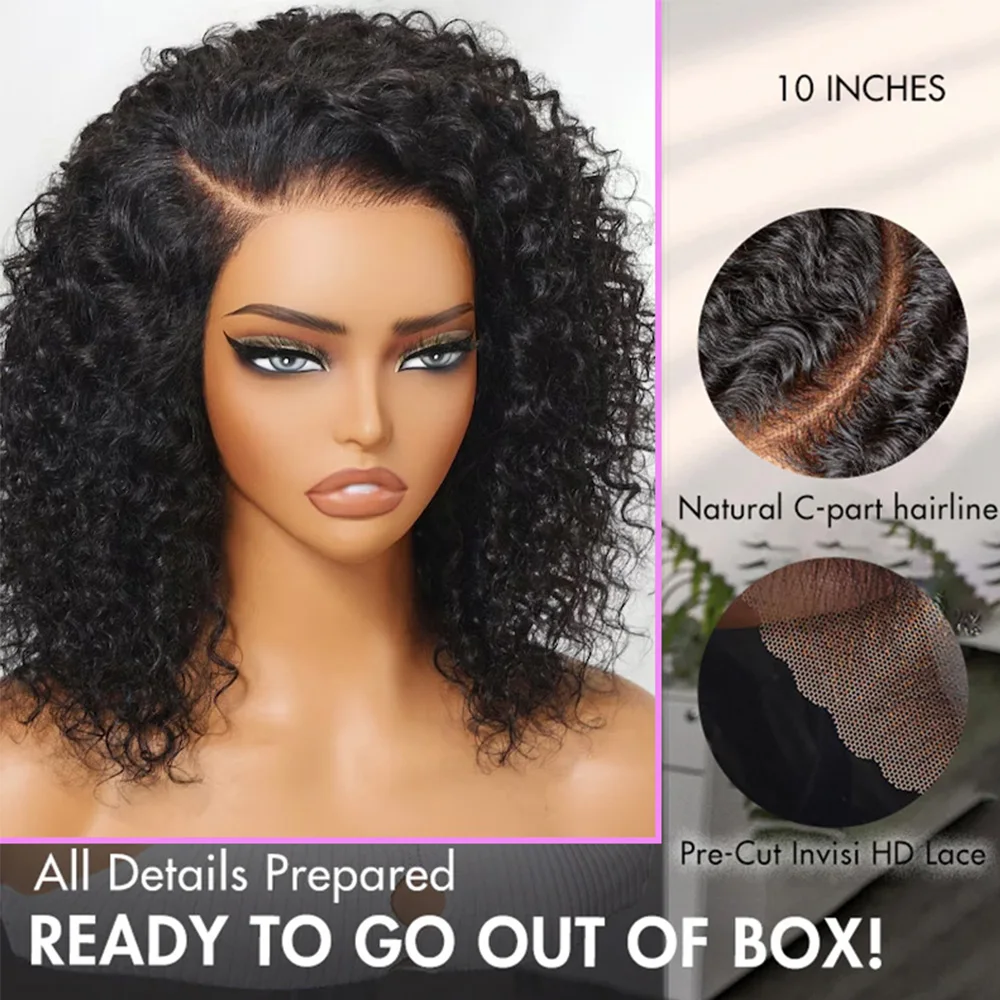 شعر الإنسان موجة عميقة الدانتيل الجبهة الباروكات، شعر الإنسان قبل قطعها 13x4 HD شعر مستعار أمامي من الدانتيل الشفاف، شعر مستعار أسود طبيعي بدون صمغ