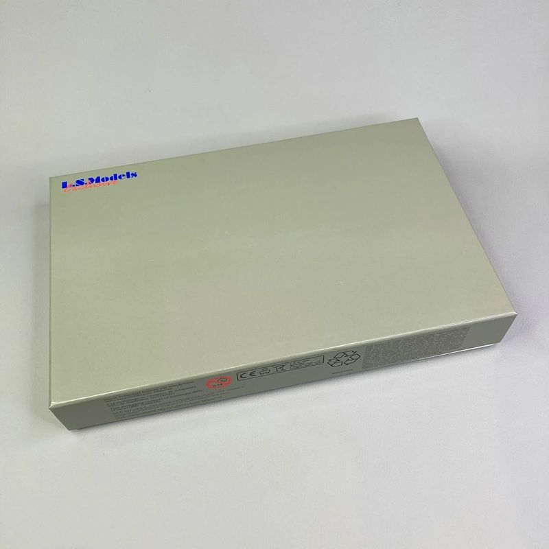 Model Kereta Api HO Tipe 1/87, Gerbong Penumpang dengan Lampu Tiga Bagian 41232 Blue Label Train Set, Mainan Anak Laki-laki, Hadiah