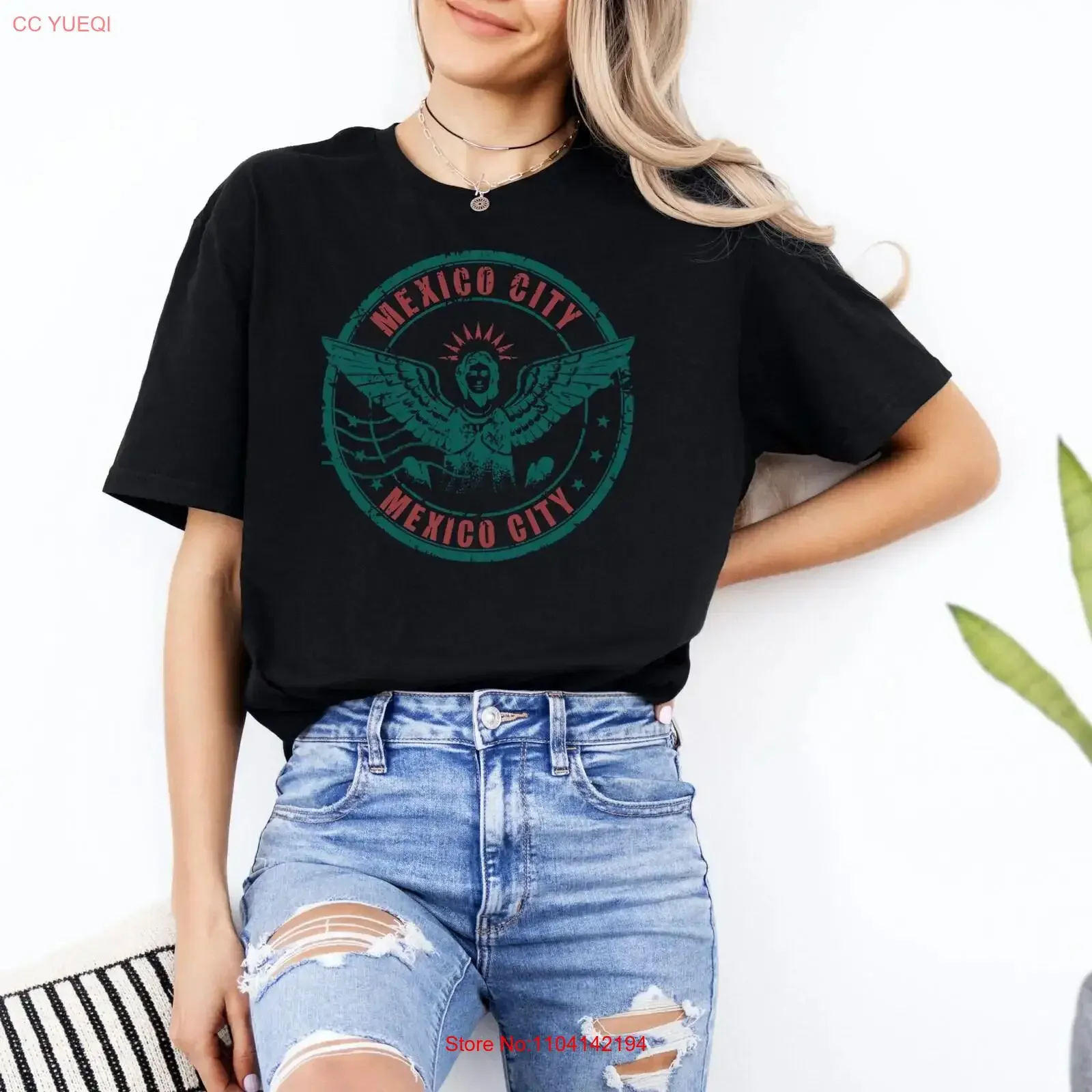 Mexico Passport Stamp T Shirt Travel Lover Vacation Wanderlust Top Adventure Clothing Souvenir  vintage Washed graphic