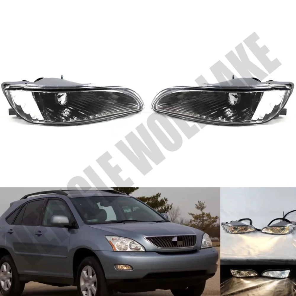 

Для Lexus RX330 2004 2005 2006 RX350 2007 2008 2009 ПАРА левая и правая передняя противотуманная лампа головного света с галогенными лампами