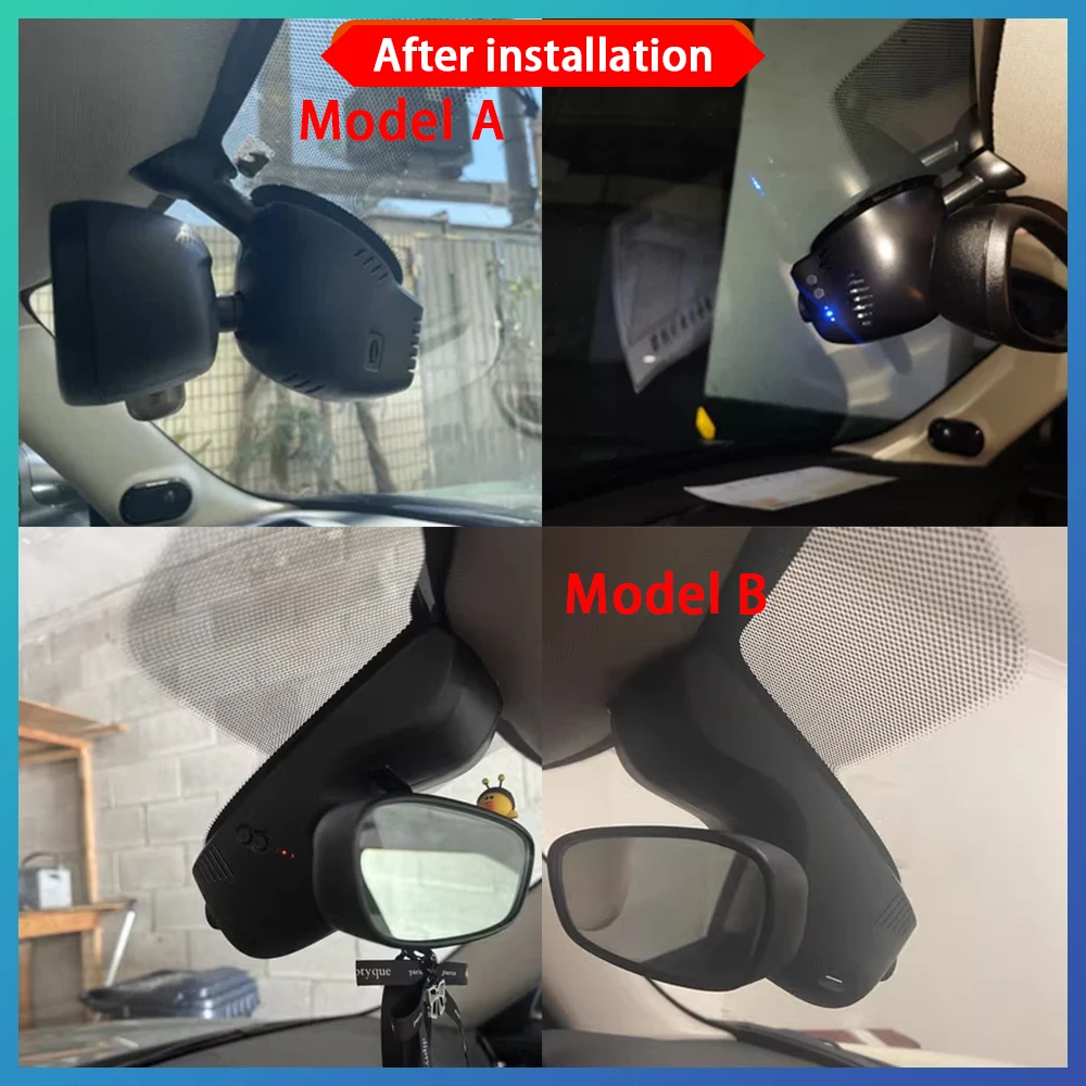 for Mini One Hatch Cooper SE Cabrio Coupe Roadster F55 F56 F57 R58  4K 2160P Wifi DVR Video Recorder Dash Cam Front Rear Camera