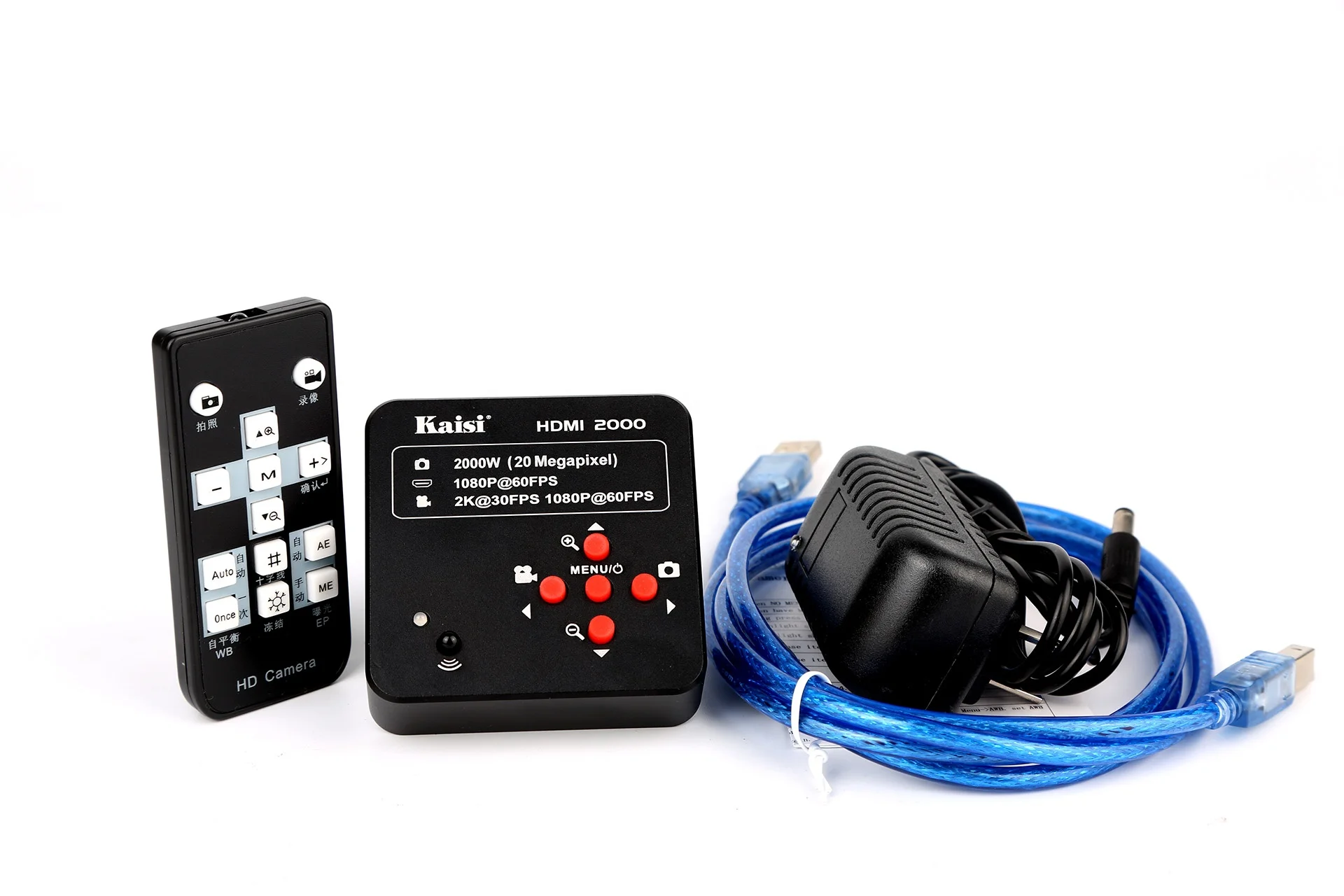 2024    Auto Zoom Camera 1080P Kaisi 60FPS 130X Fluorescent Microscope With Camera Microscope Camera 4k