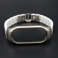 Mi Band 5 6 7 8 Bracelet Ceramic Straps for Xiaomi Band Mi6 Mi7 Wristband Replacement Watchband Accessories Stainless Luxury