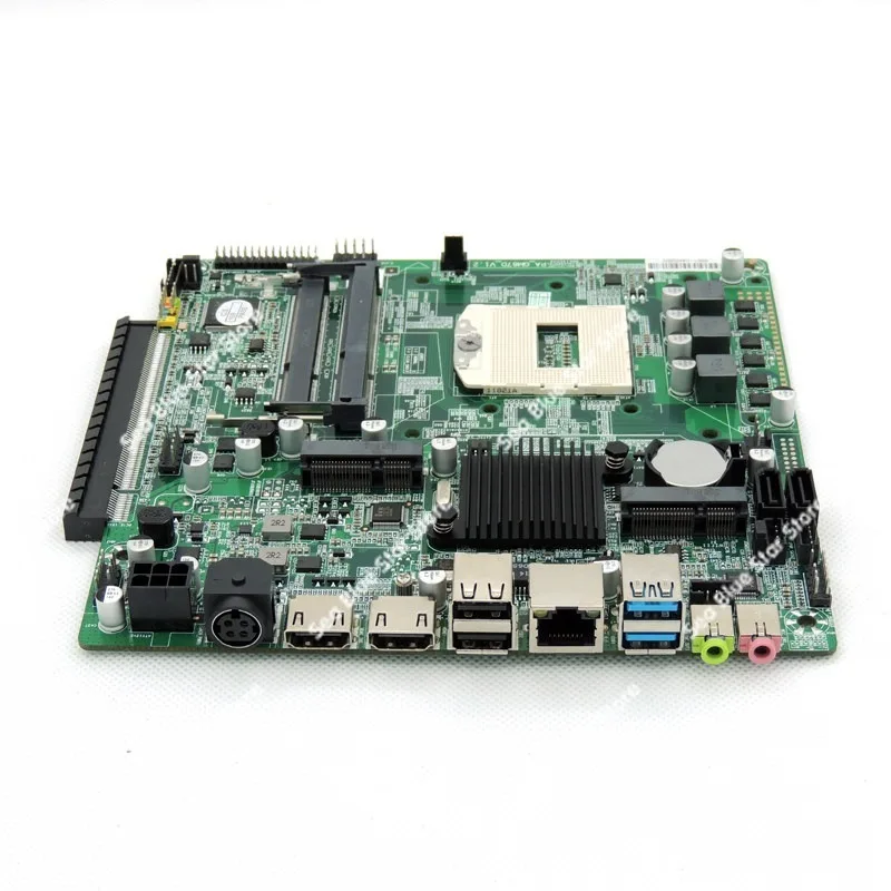 Industrial board HM87side plug unique Thin ITX main board 946-pin four-generation all-in-one computer mini host HTPC hot-selling