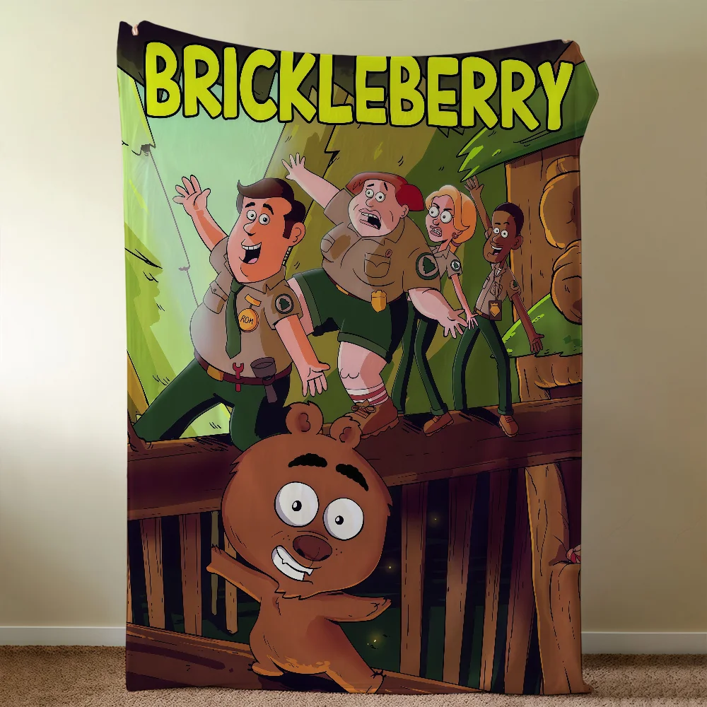 Blanket Soft Warm Furry Throw Cartoon Super Kids Toys Bed Sofa Car B-B-Brickle-berryS-ES Cradle