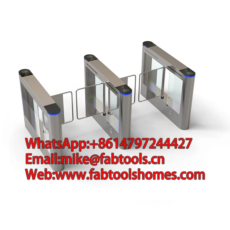 Simple and Fast Intelligent Security Gate Entrance and Exit Control Turnstile Automatic Automatic Swing Gate