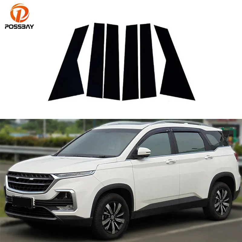 6Pcs Car Pillar Posts for Baojun 530 CN202S Chevrolet Captiva 2019 2020 2021 2022 2023 Door Window Trim Stickers Auto Styling