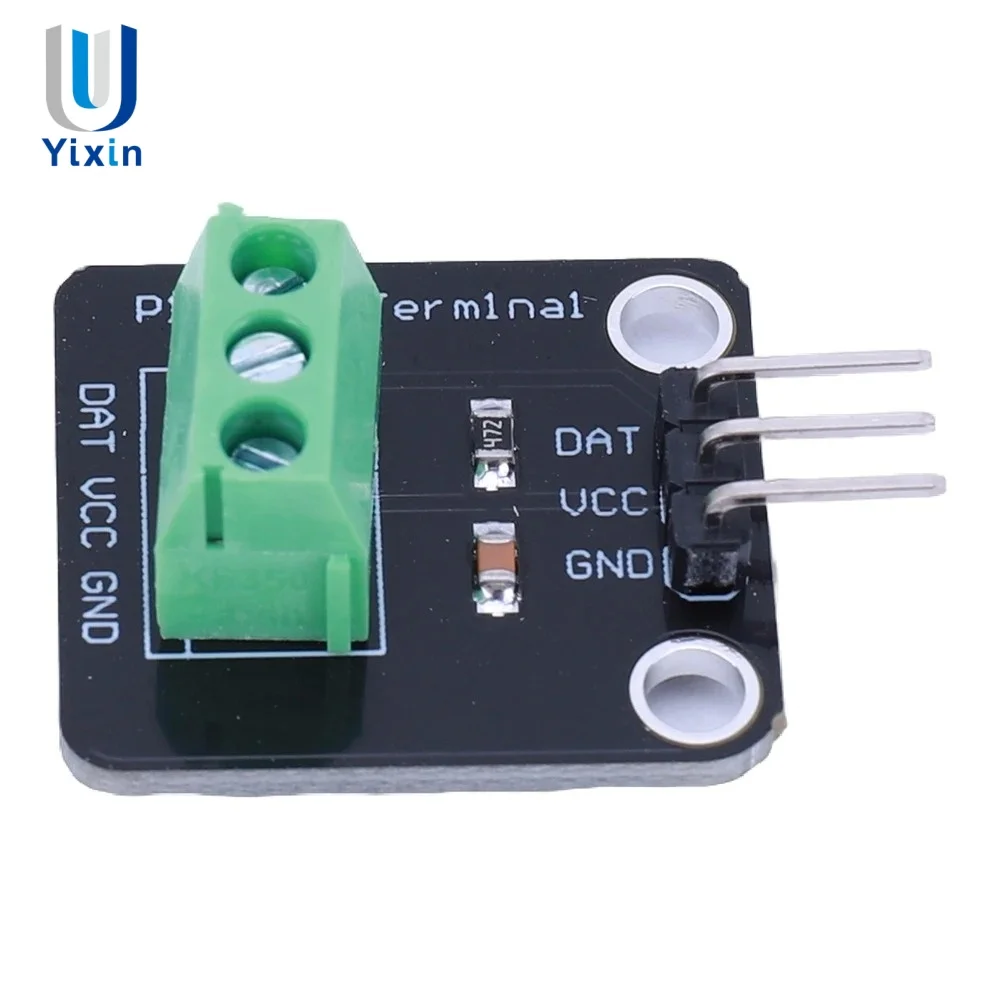 Kit de módulo de Sensor de temperatura DS18B20, Cable de Sensor Digital resistente al agua de 100CM, adaptador de Terminal de sonda de acero inoxidable PLR Arduino