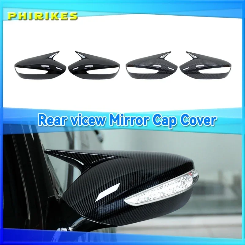 Car Rearview Mirror Cover For Hyundai Sonata DN8 2011-2014 Side Door Shell Decoration Trim