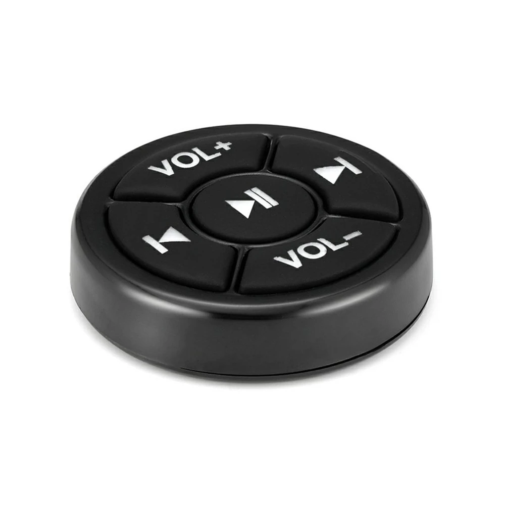 Car Wireless Media Button Remote Controller Motorcycle Bike Steering Wheel MP3 Music Play for Phone Tablet