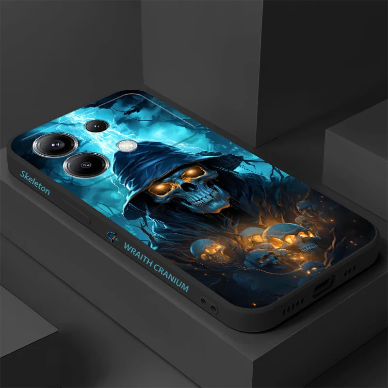 

Terrorist Skeleton Phone Case For Xiaomi Poco F7 X7 X6 F6 M6 M5 M5S F5 X5 F4 X4 M4 F3 M3 X3 Pro 4G 5G GT Silicone Cover