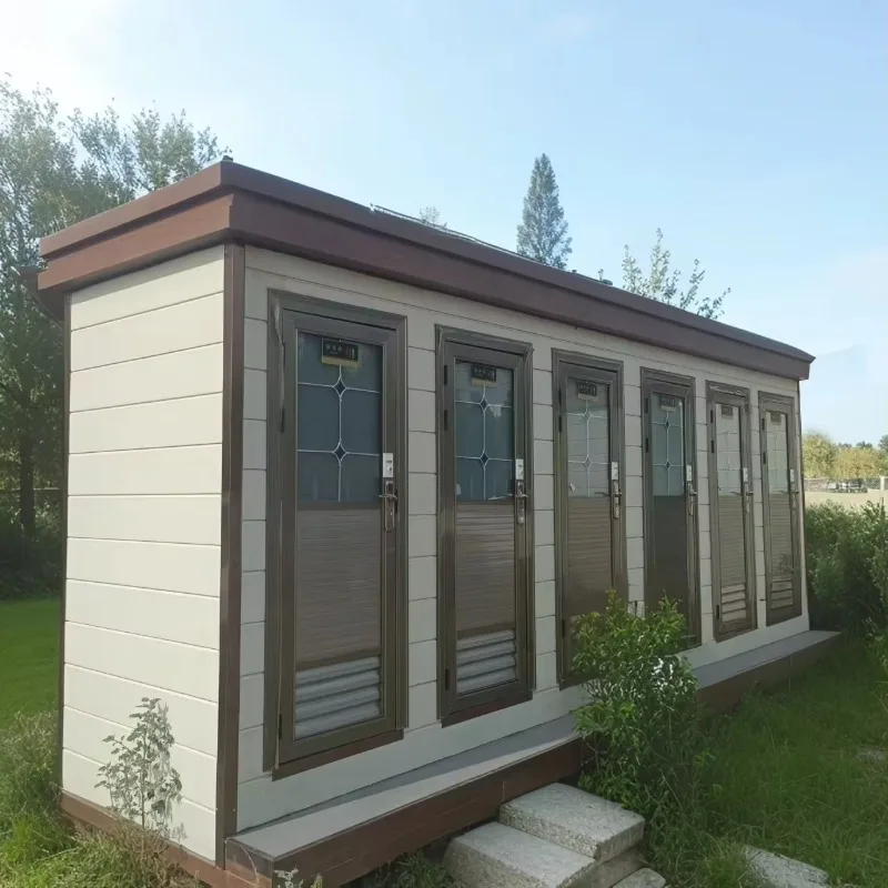 Luxury Mobile Toilet Restroom Cabin Double Room for Events Sites Public Places Campgrounds RV Parks Comfort Site Use