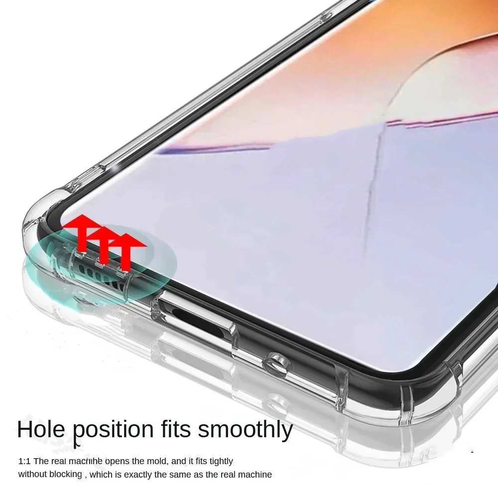 For Redmi Note 14 Pro Plus Case Ultra Thin Clear Soft Cover for Xiaomi Redmi Note 14 Pro Shockproof Case Capa