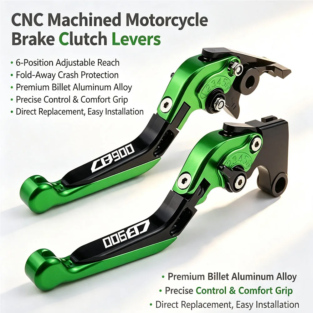 For Honda CB900 CB 900 Hornet 2003-2006 Motorcycle Adjustable Folding Extendable Brake Clutch Levers CNC Aluminum Multi Kit Set