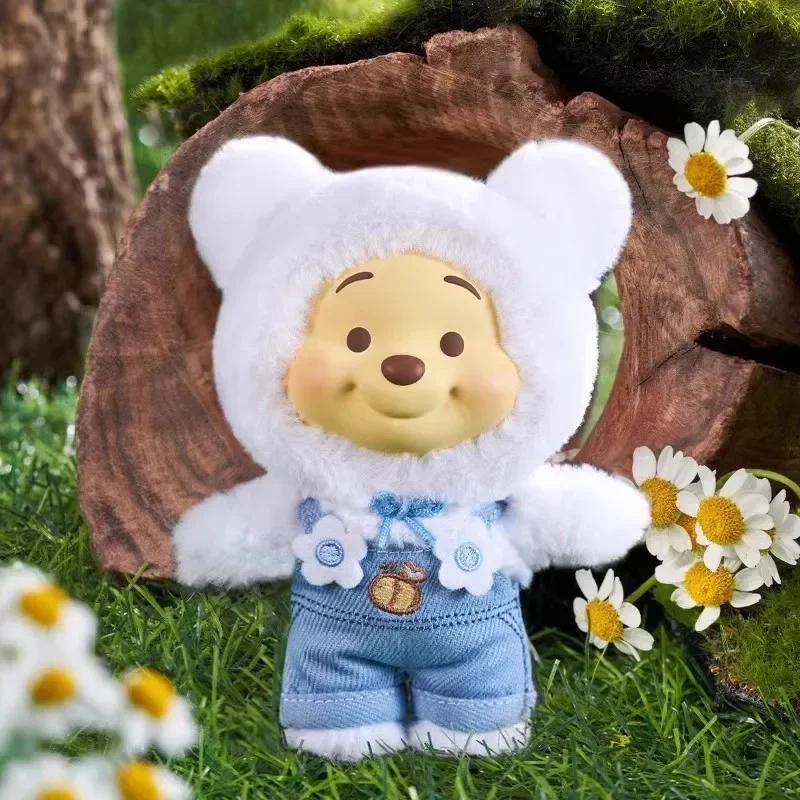 سلسلة Disney Winnie The Pooh Blind Box: دمية كاندي بير من القطيفة من الفينيل - لعبة مثالية للأطفال، زخرفة ومفاجأة عيد الميلاد