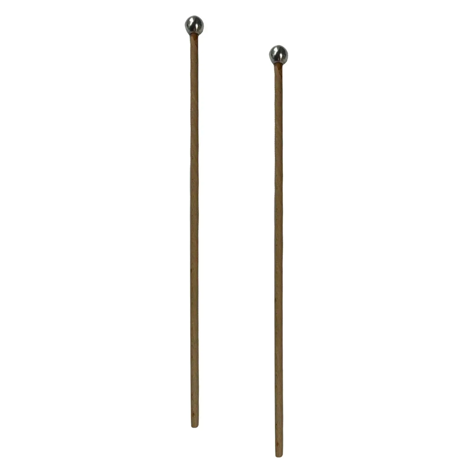 Metal Mallets Percussion Sticks Vibraphone Mallet Lightweight Drumstick Accessory for Yoga Meditation