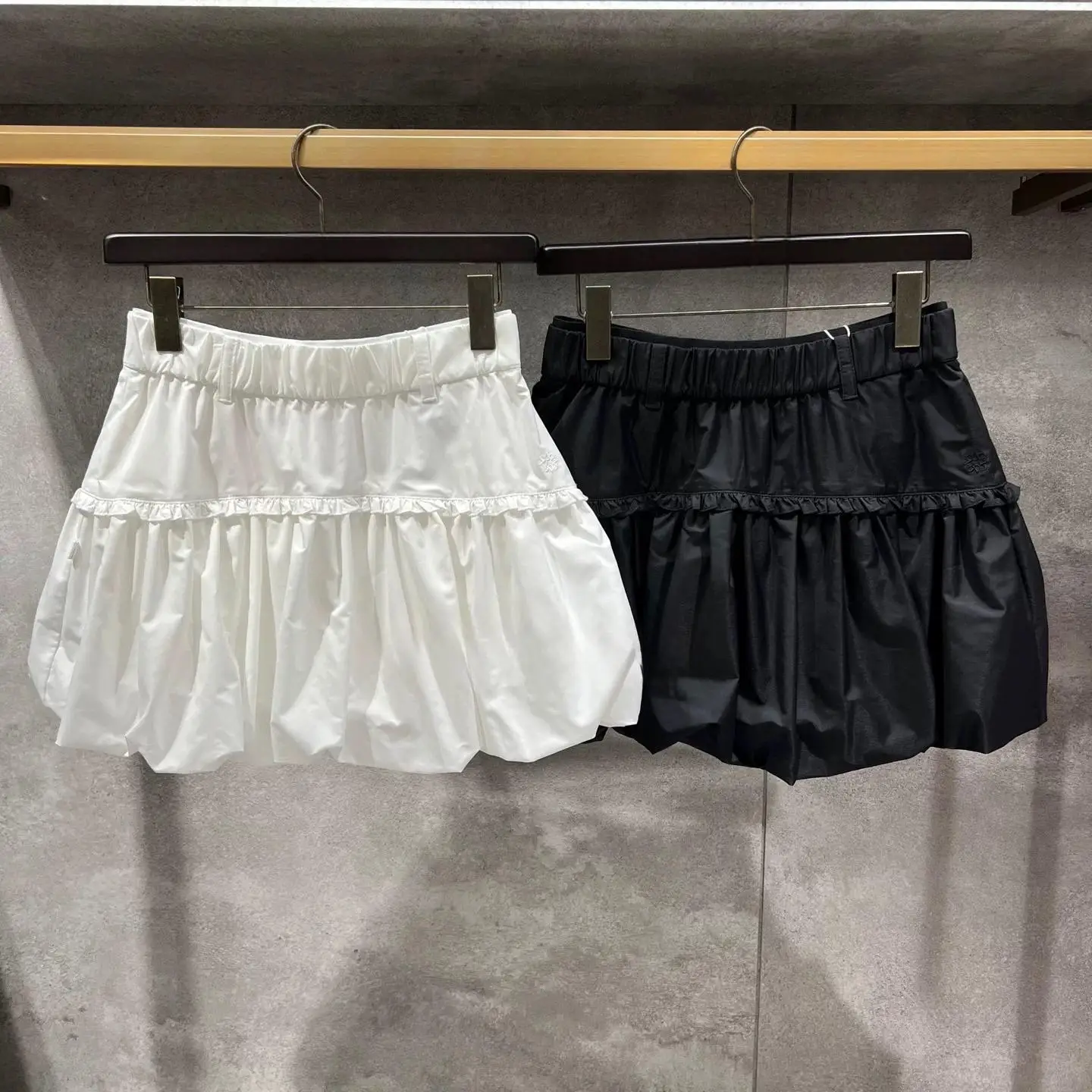 New Ladies Golf Puffy Skirt Elastic Waistband Fashion Casual Versatile Women Golf Short Skirt