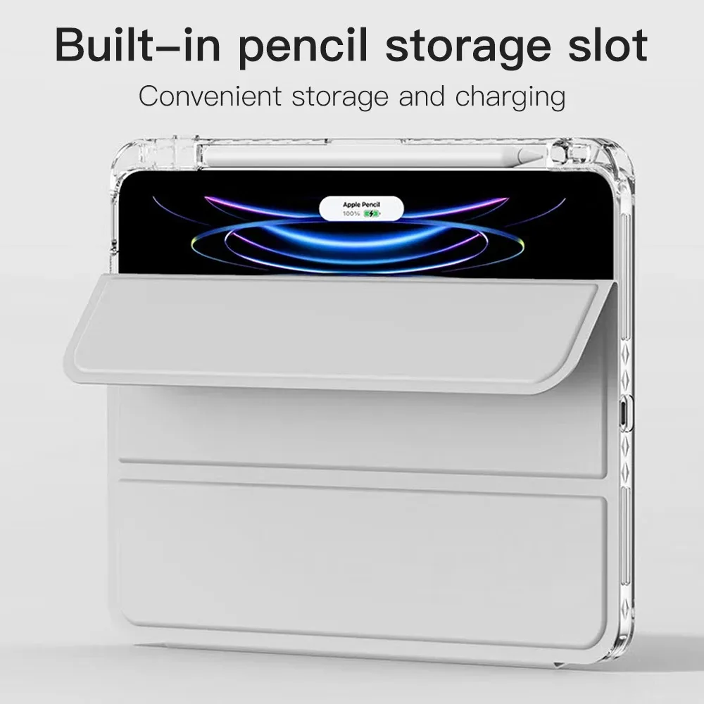 For iPad Air 11 M4 2026 M2 2024 M3 2025 Case Air 4 Air 5 10.9 2022 with Pencil Holder Tablet Cover For A16 11th 10th generation view 5